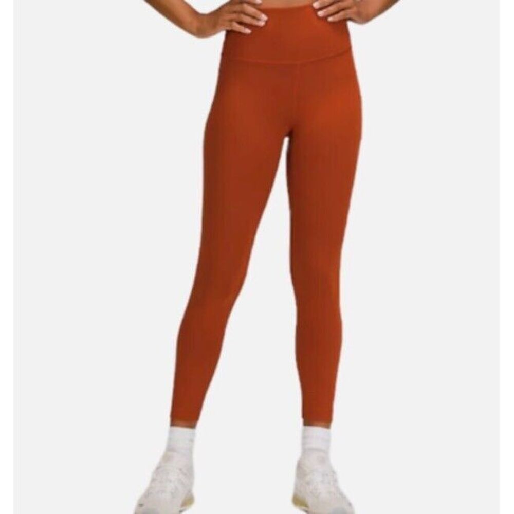 Lululemon Wunder Train High-Rise Tight 25" Size 16 Aztec Brick - Picture 3 of 12